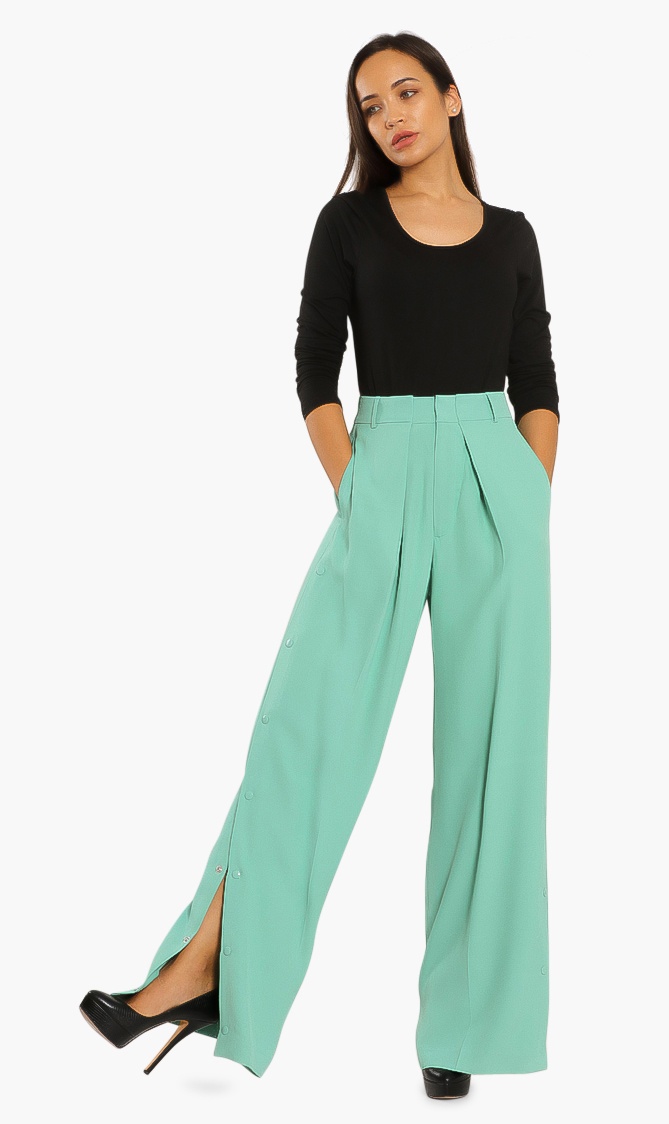 

Bertilla Side-button Pants