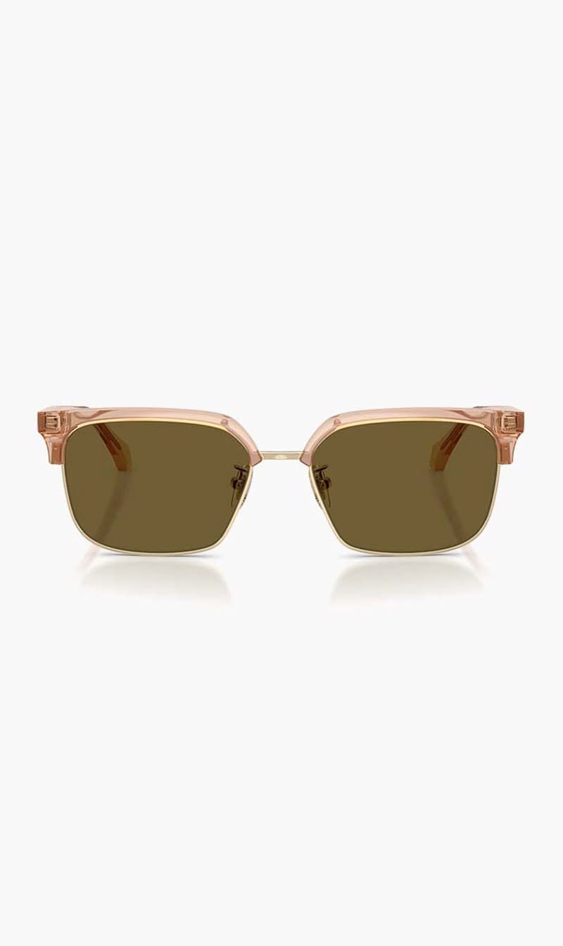 Versace Brown Transparent Sunglasses for Men