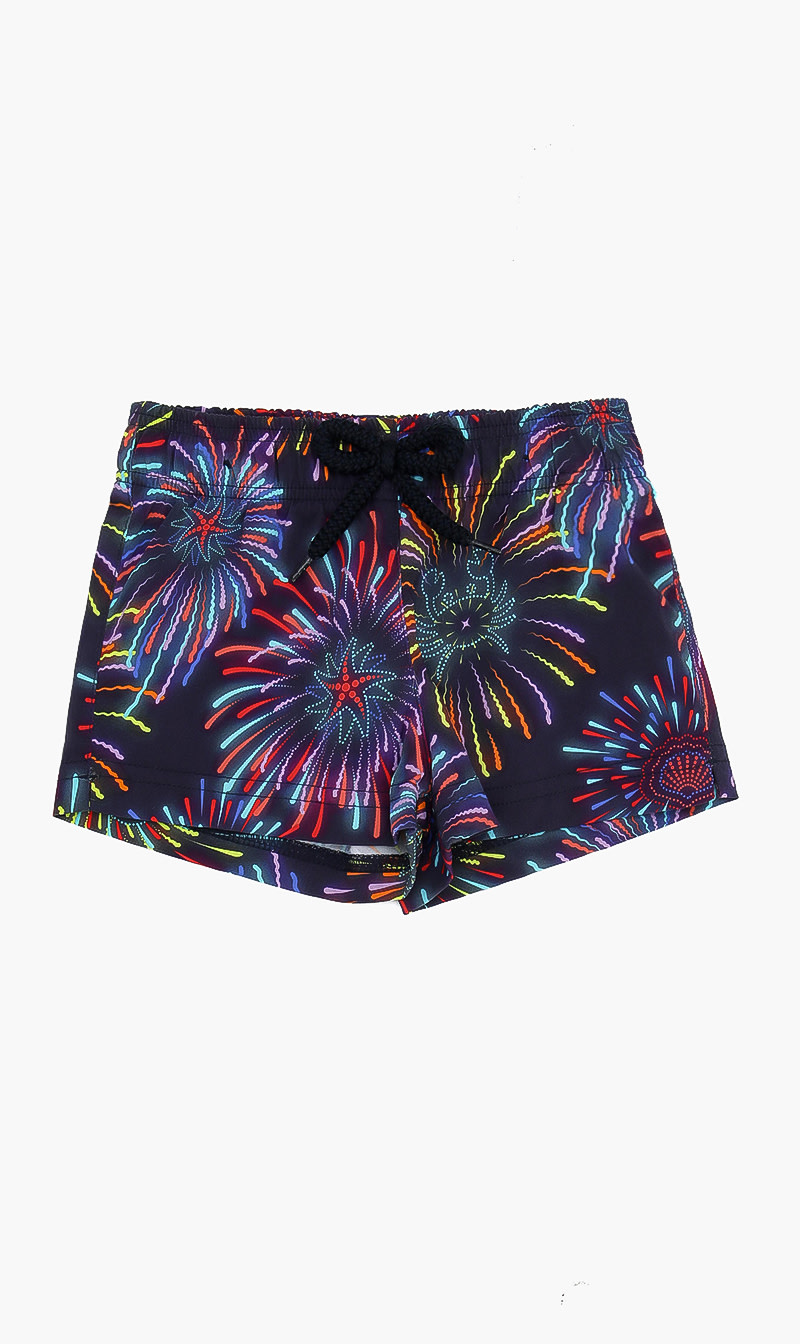 

Star Printed Shorts, Purple