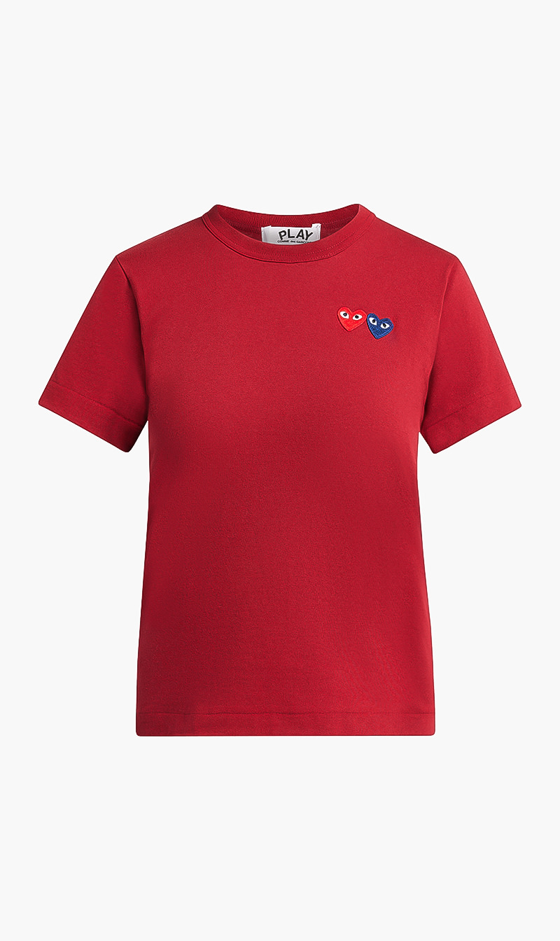 

Embroidered Heart T-shirt, Maroon