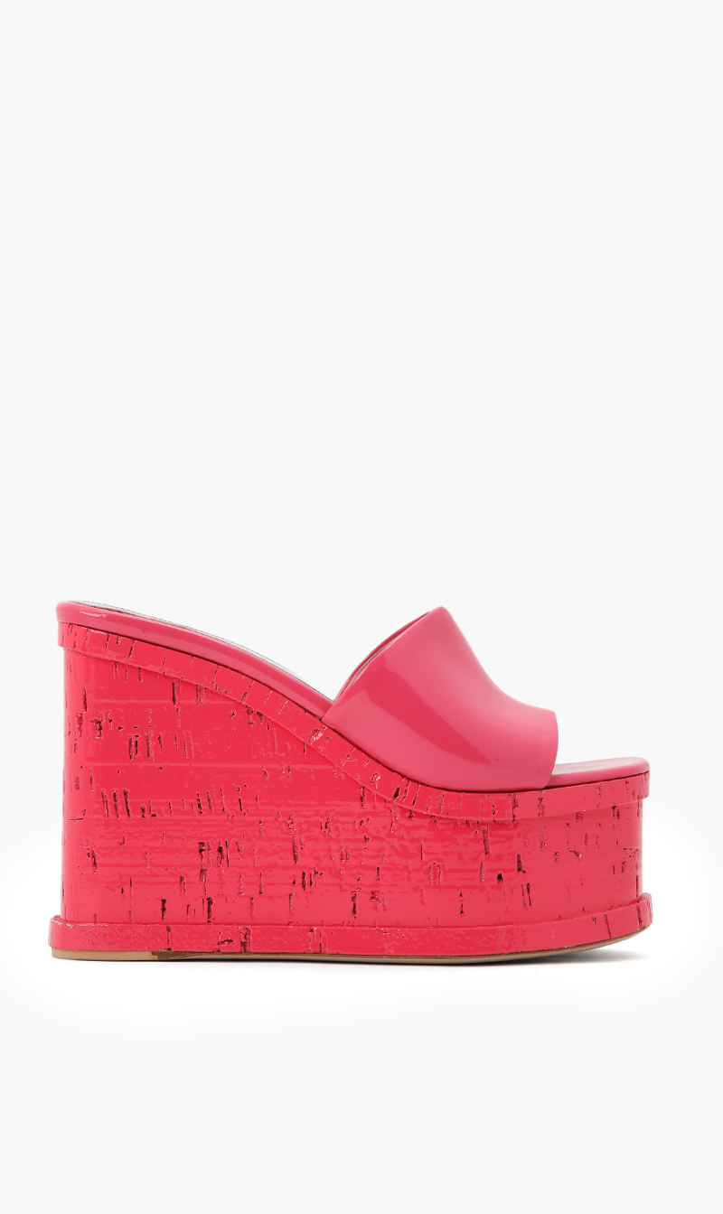 

Lacquer Doll Platform Sandals, Pink
