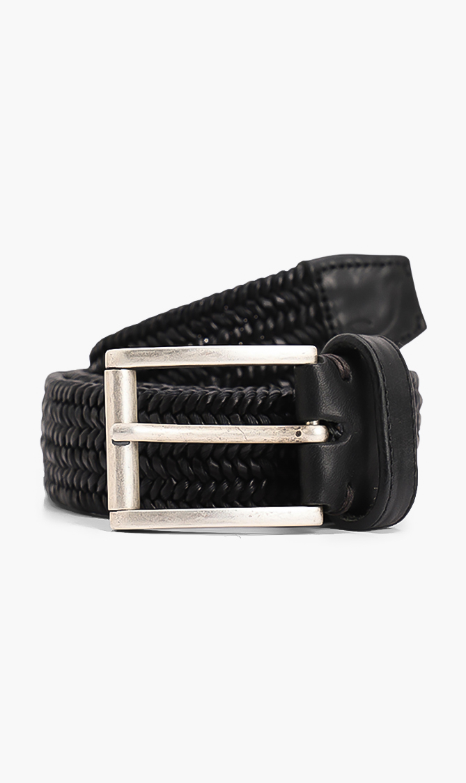 

Jacob Cohen Woven Leather Belt