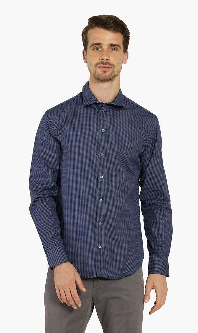 

Emporio Armani Checked Long Sleeves Shirt
