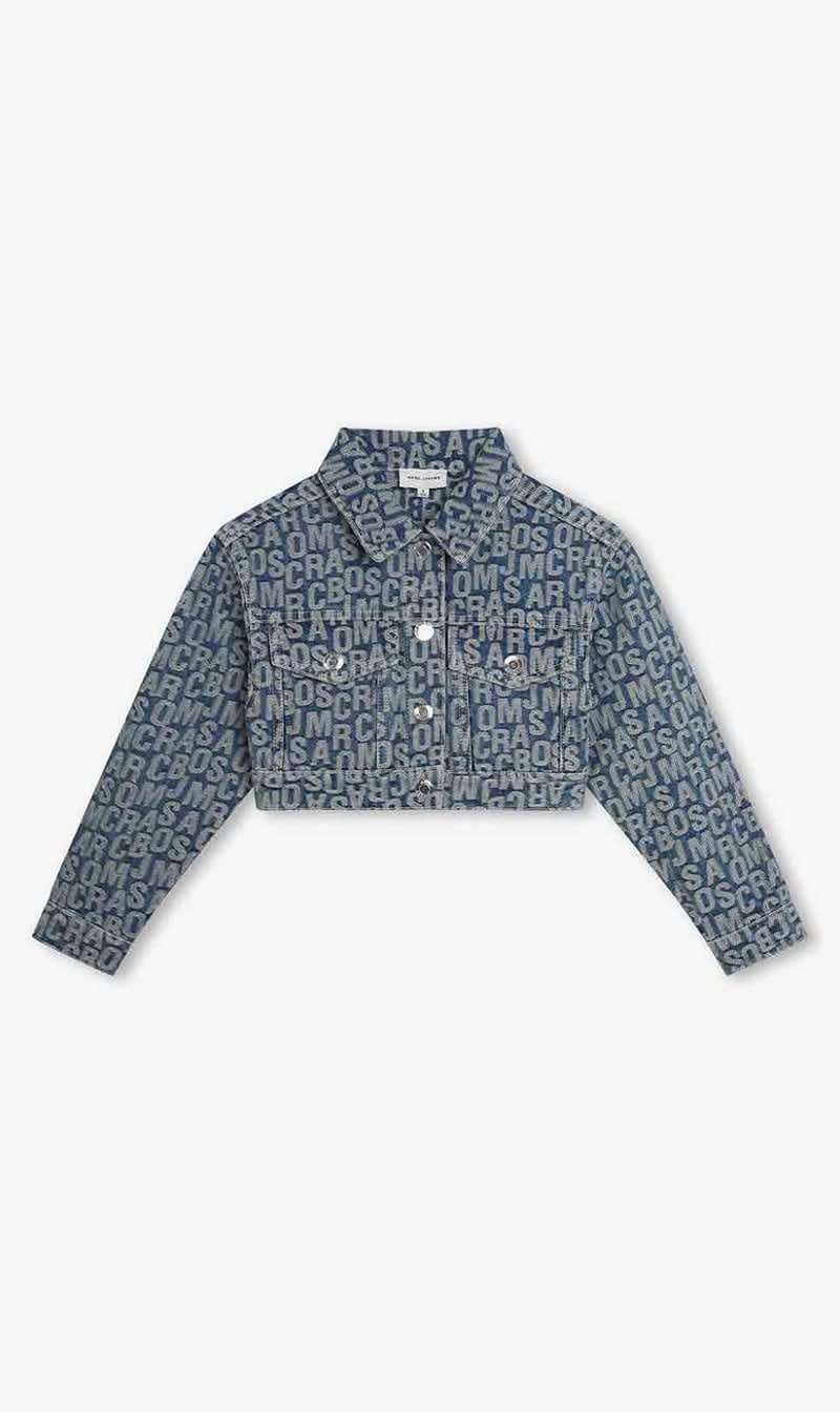 

Marc Jacobs Blue All Over Denim Jacket for Girls | The Deal Outlet
