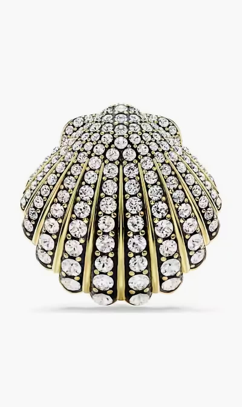 

Swarovski Gold Idyllia Brooch for Women | The Deal Outlet