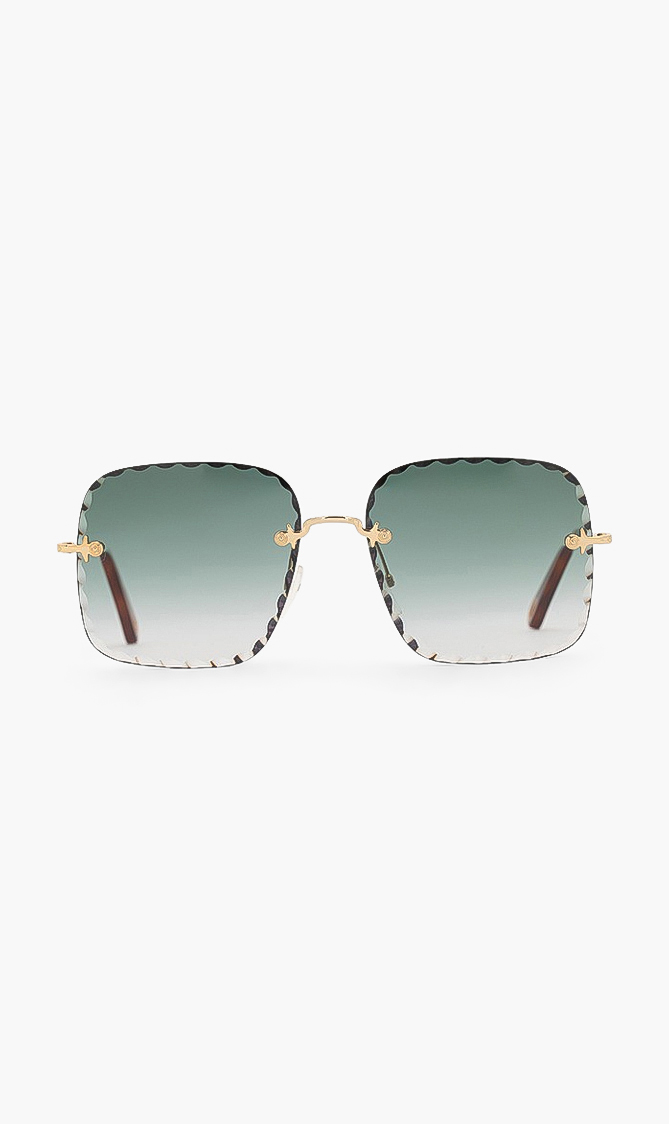 

Chloe Square Rimless Sunglasses
