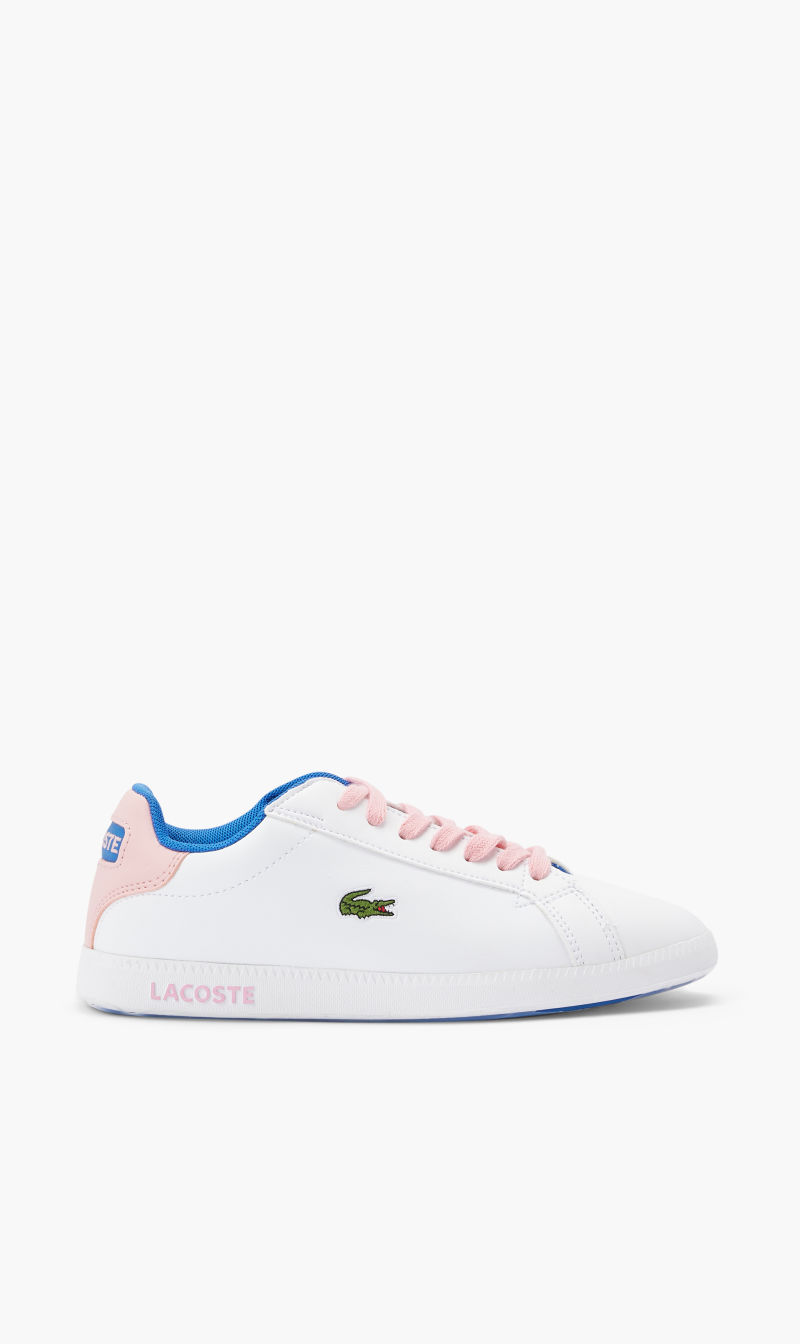 

Lacoste Pink Graduate Lace Sneakers | The Deal Outlet