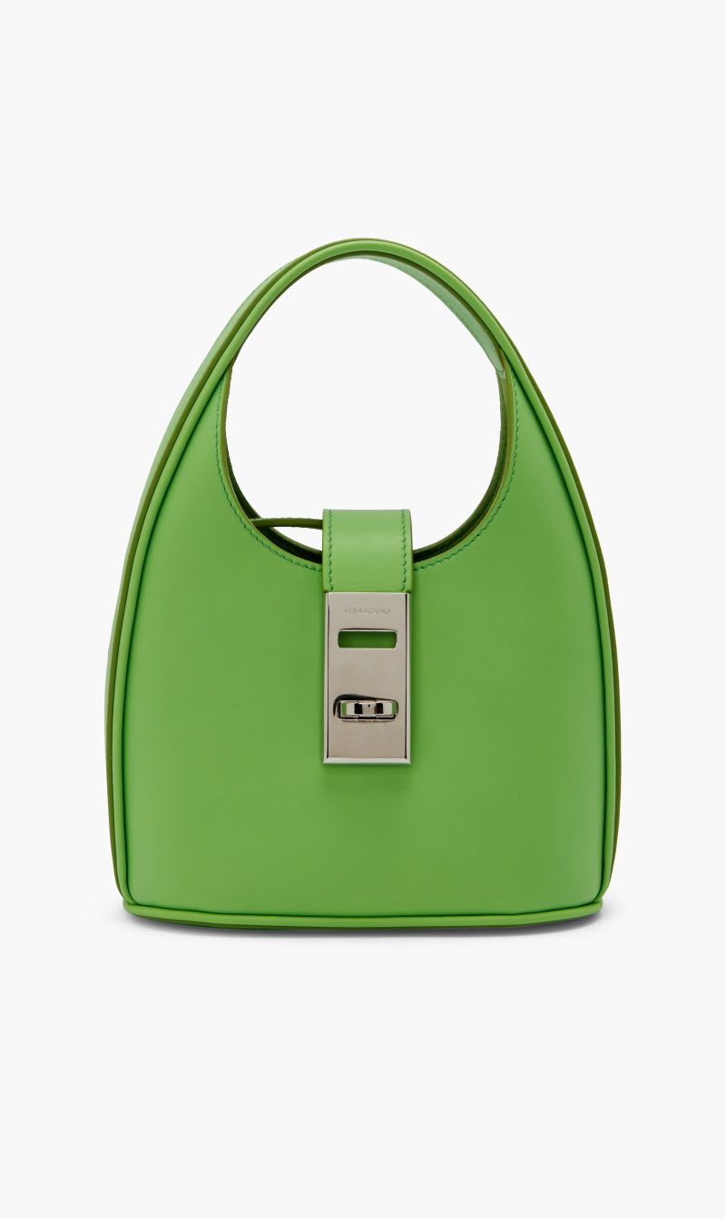 

Salvatore Ferragamo Green Shobo Mini for Women | The Deal Outlet