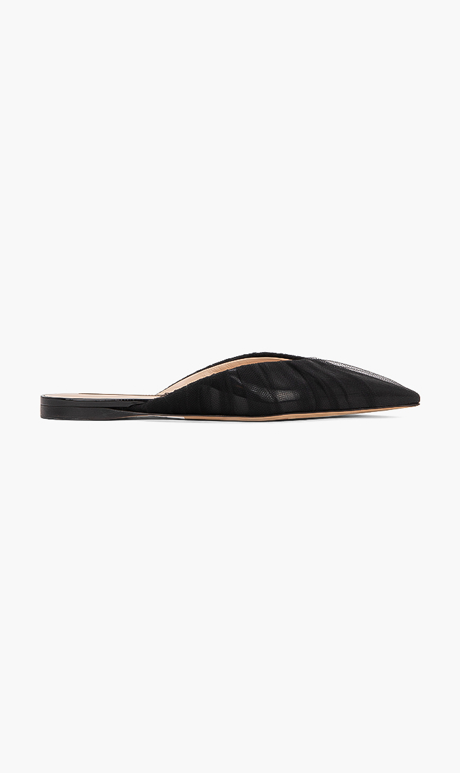

Midnight 00 Mesh Pointed Mules