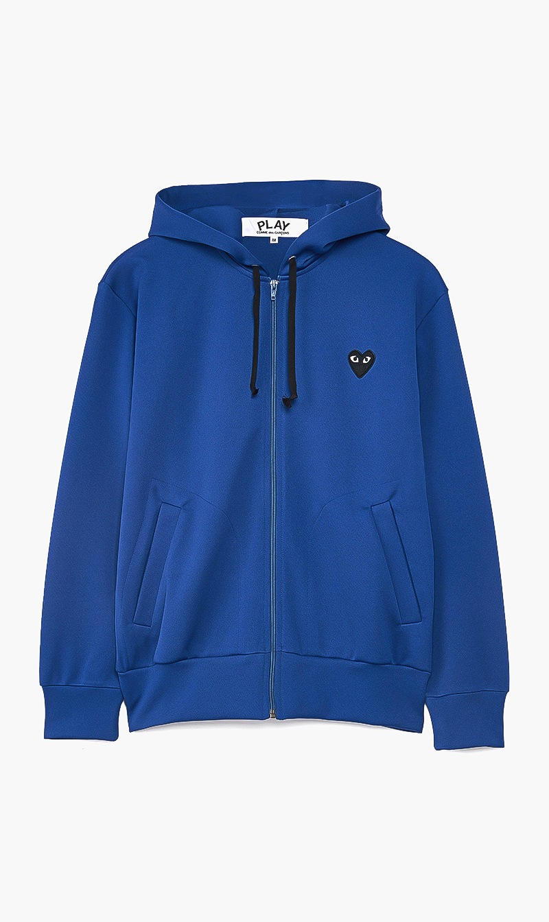 

Play Hooded Sweatshirt With Oversized Heart, Blue
