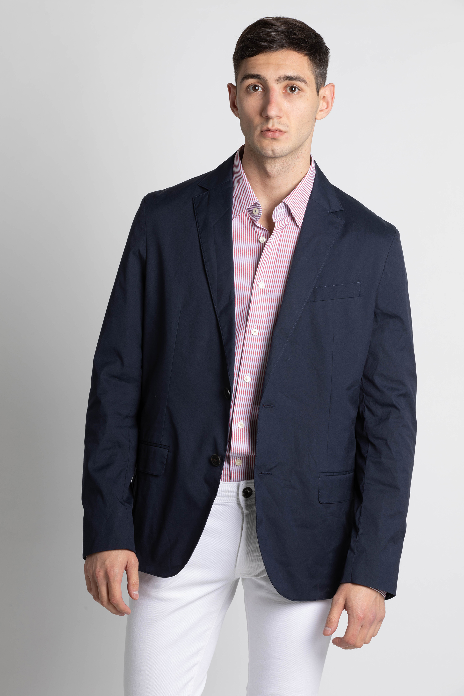 

Lacoste Stretch Cotton Poplin Blazer
