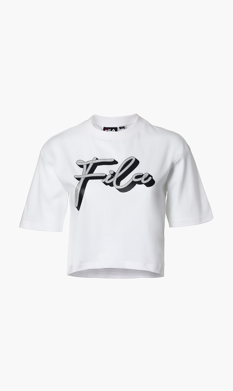 

Vivian Box Line Graphic T-shirt, White