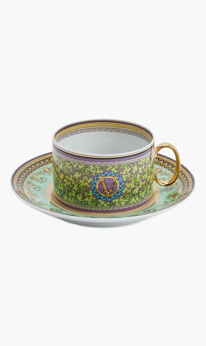 

Versace Multi-color Barocco Mosaic Tea Cup & Saucer Pattern Set Of 6 | The Deal Outlet