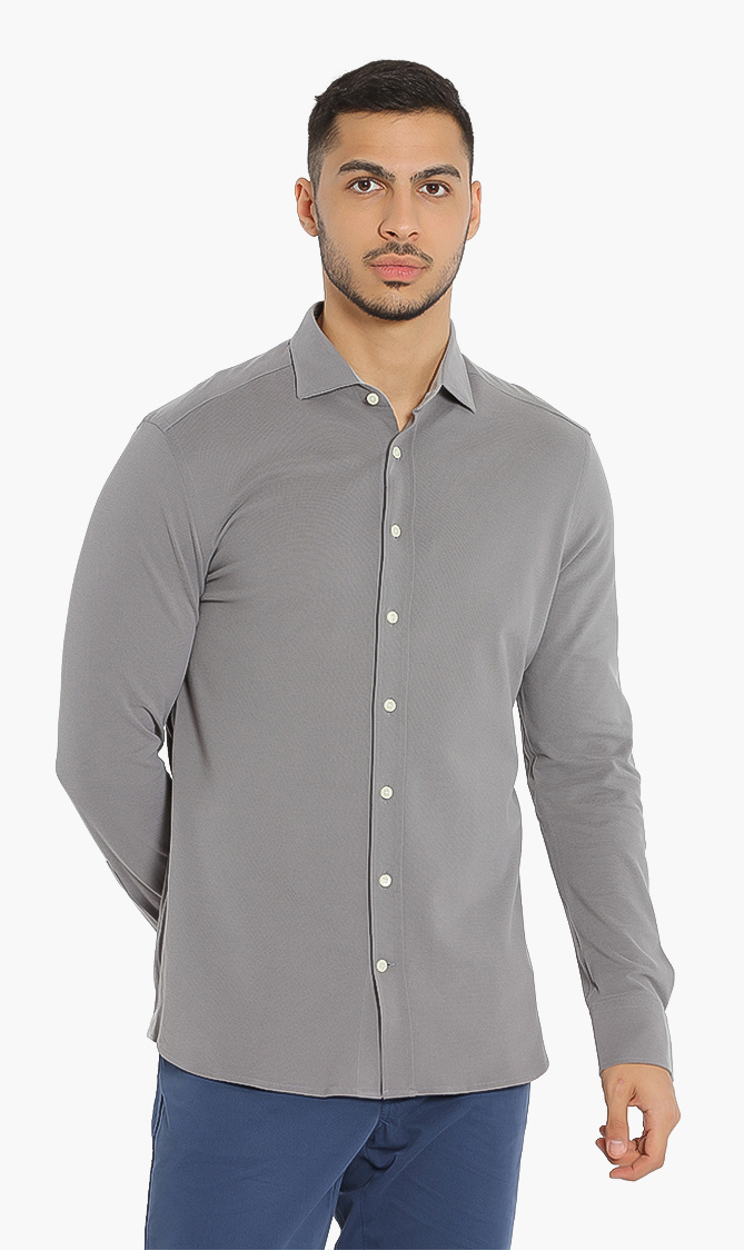 

Hackett London Jersey Kent Slim Fit Shirt