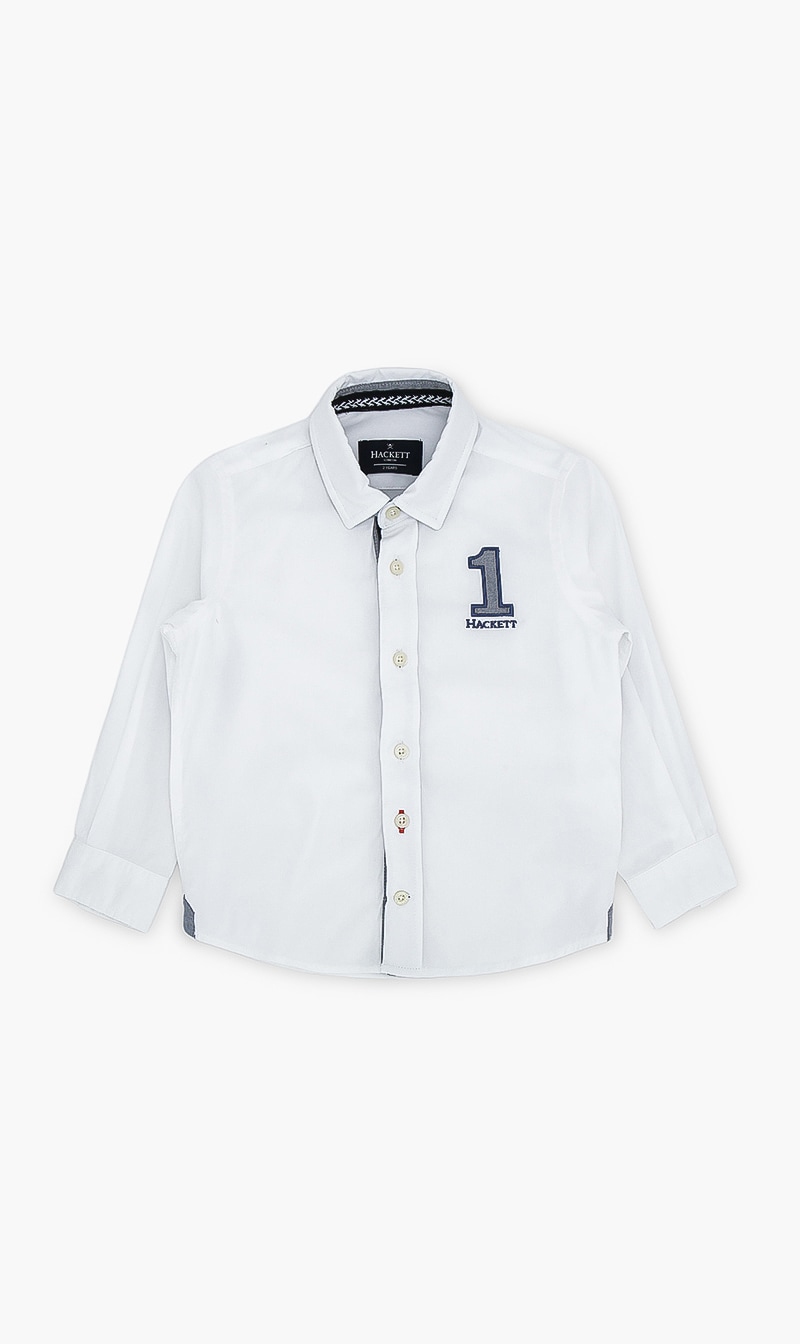 

Solid Long Sleeves Shirt, White