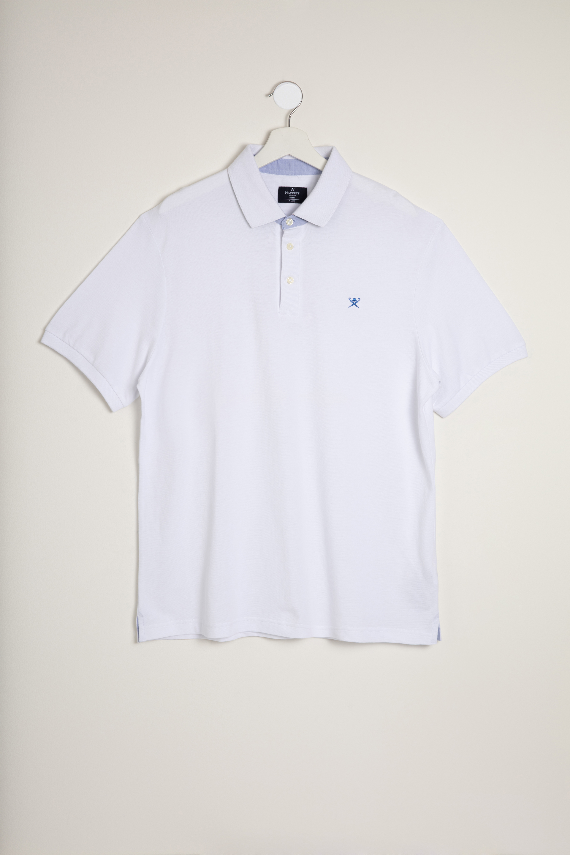 

Hackett London Collar Print Polo Shirt