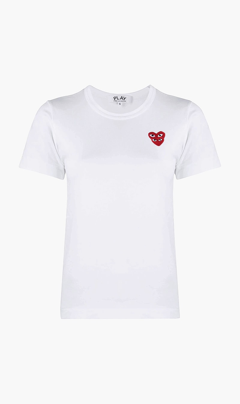 

Play Heart Patch T-shirt, White