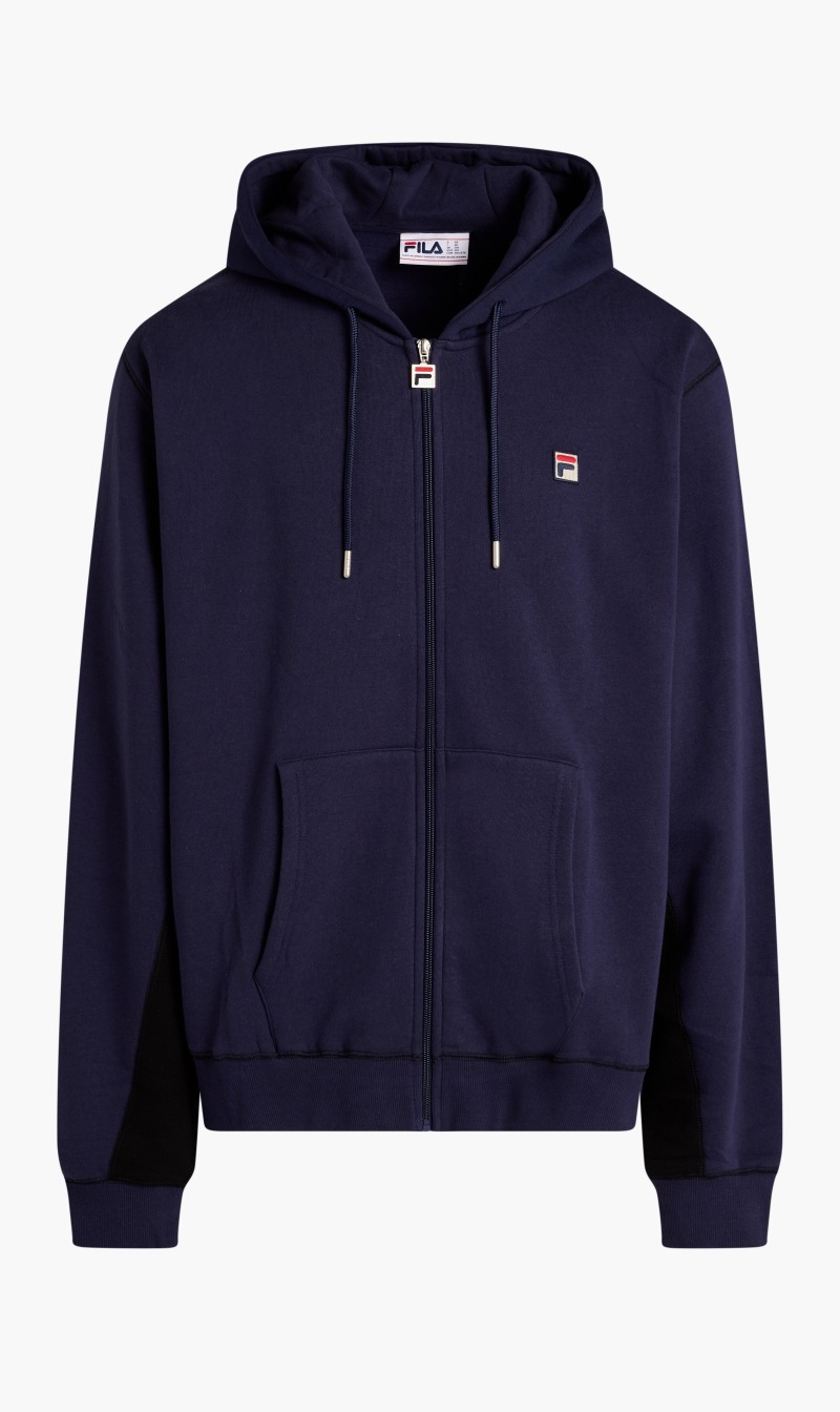 

Fila Blue Mick Zip Thru Hoody for Men | The Deal Outlet