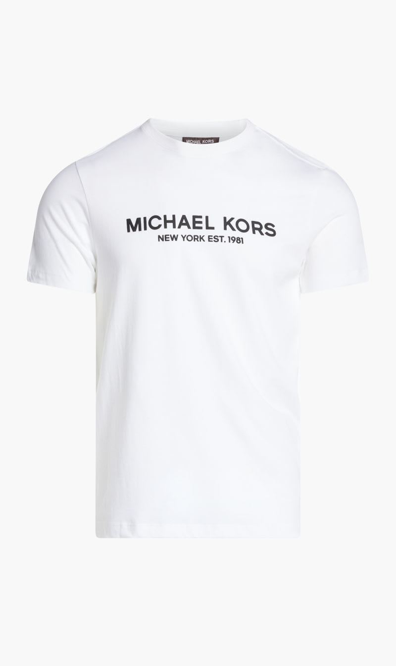 

Michael Kors White Classic Logo Tee for Men | The Deal Outlet