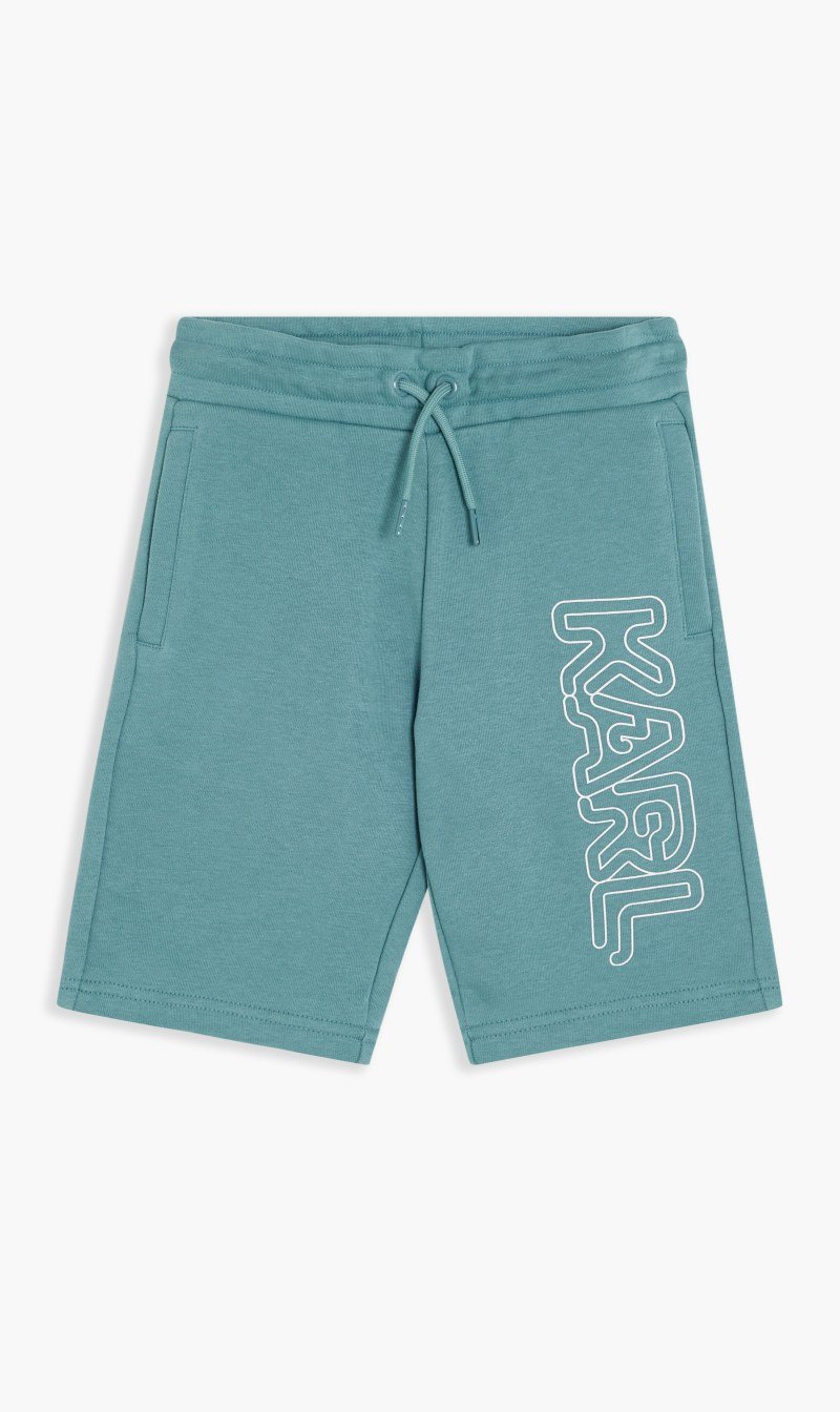 

Karl Lagerfeld Green Bermuda Shorts for Kids | The Deal Outlet
