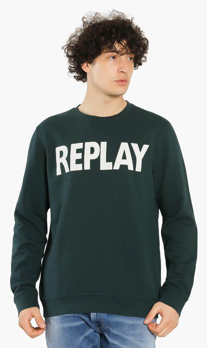 

Crewneck Cotton Sweatshirt