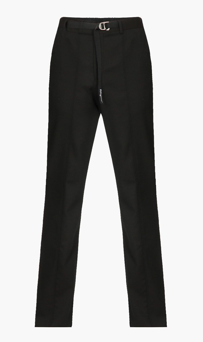 

Technical Wool Trousers, Black