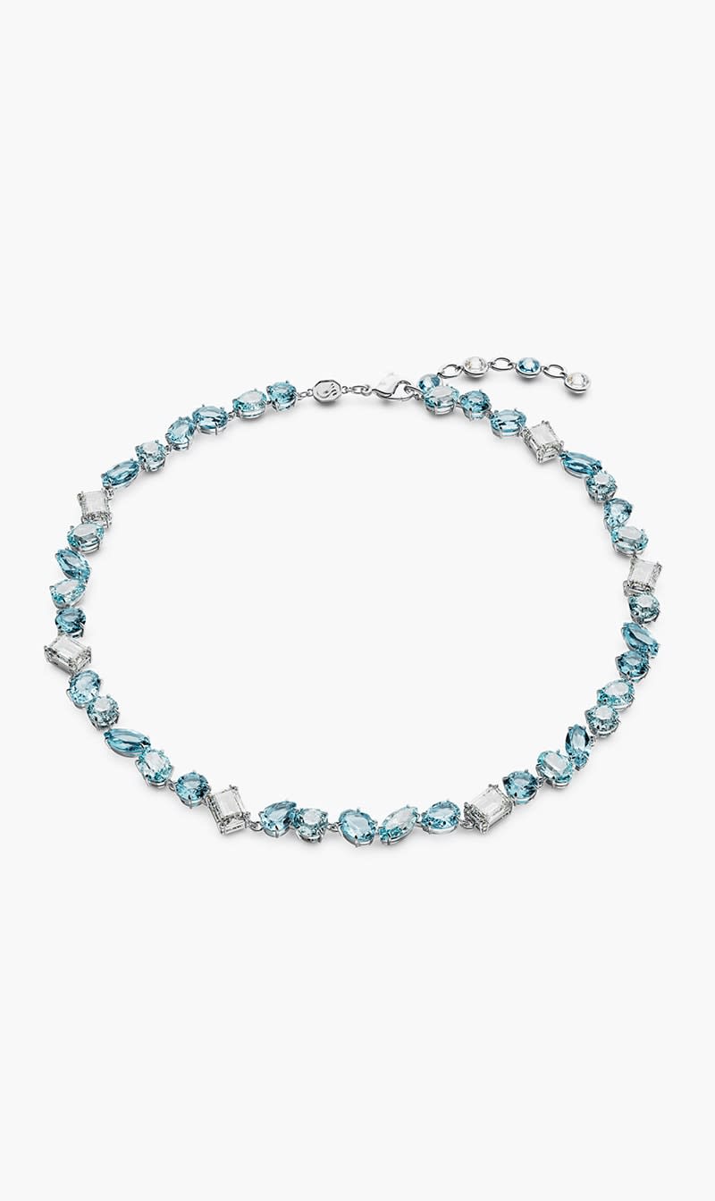 

Swarovski Blue Gema Necklace for Women | The Deal Outlet