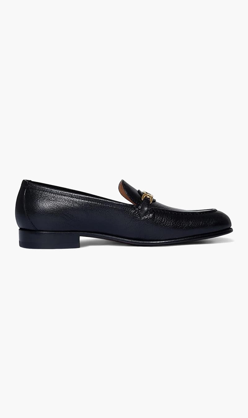 

Tom ford Black Grained Leather Loafers for Women | The Deal Outlet