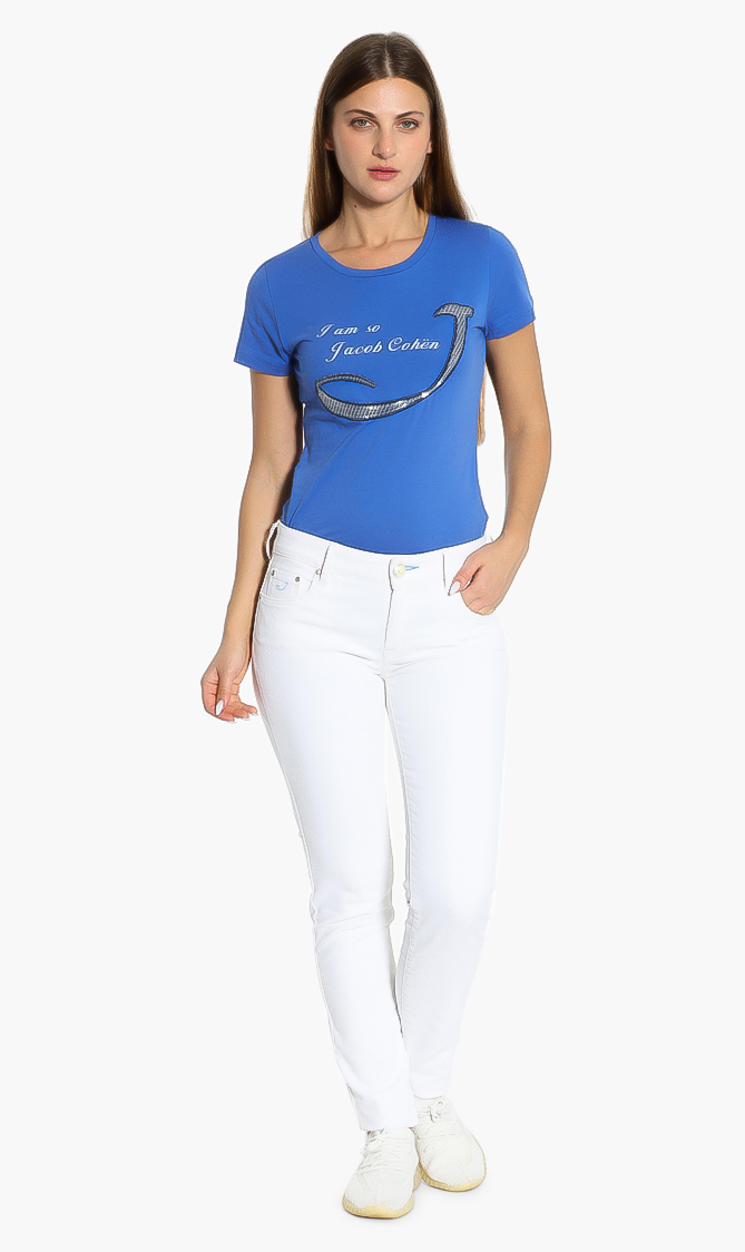 

Jocelyn Slim Tailored Jeans, White