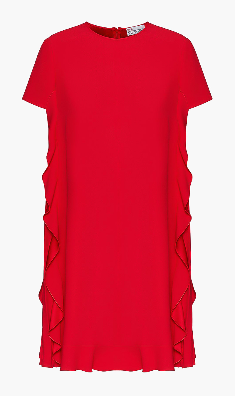 

Red Valentino Ruffle Sides Dress