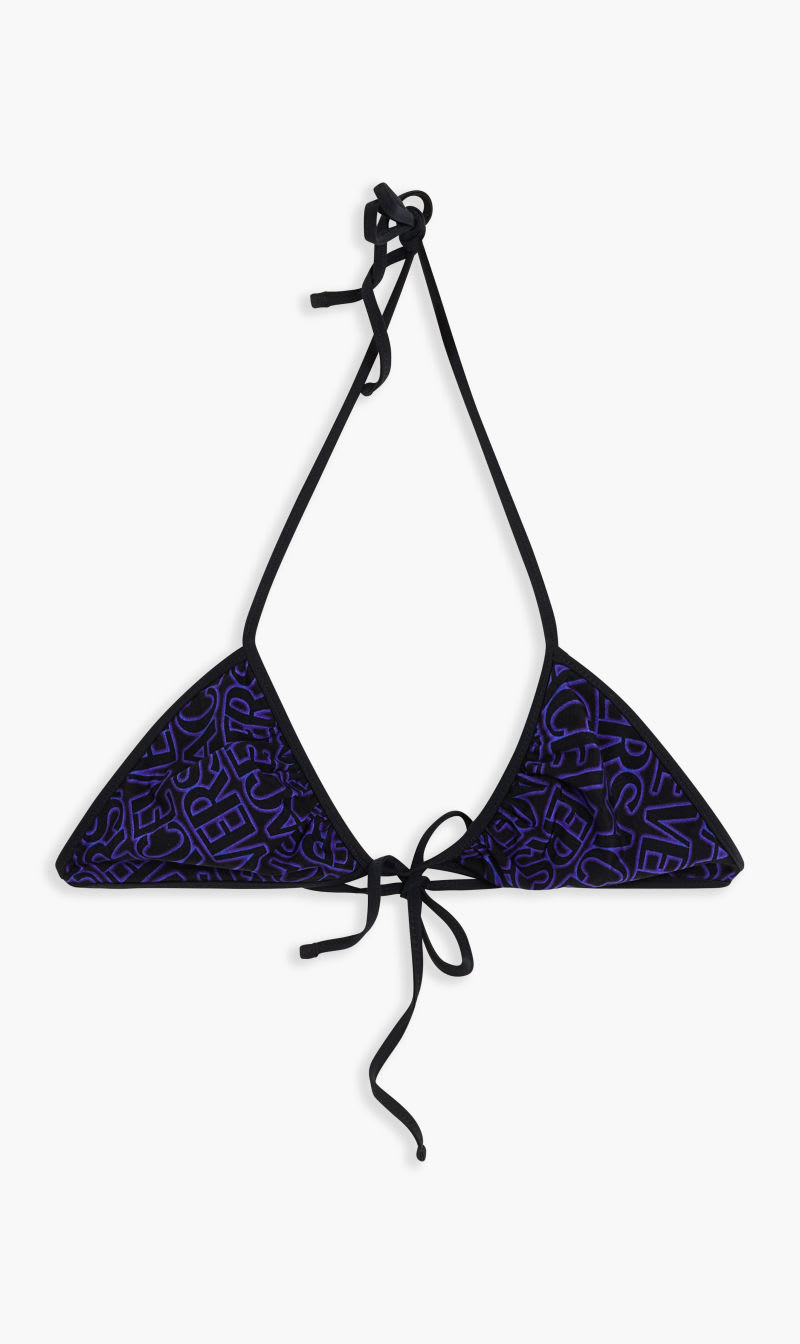 

Versace Purple Swim Bikini Reversible Lycra Miranda Zebra+versace Versace for Women | The Deal Outlet