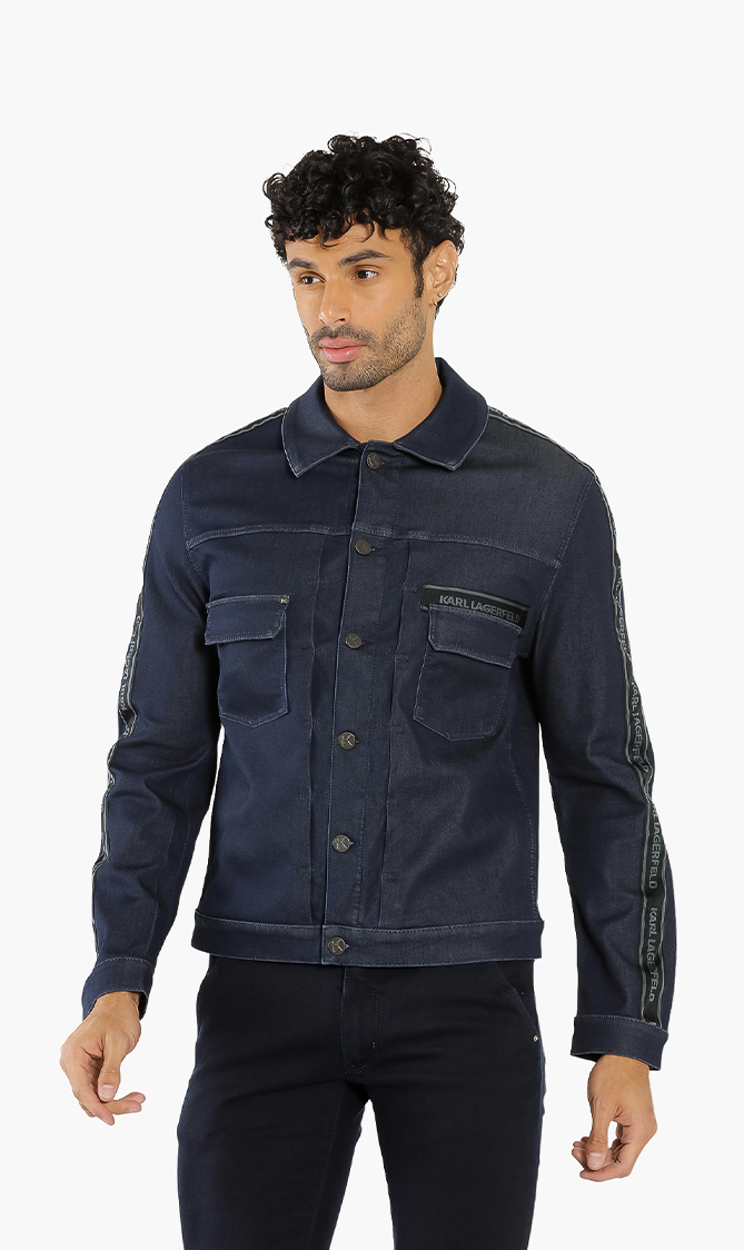 

Logo Tape Denim Jacket