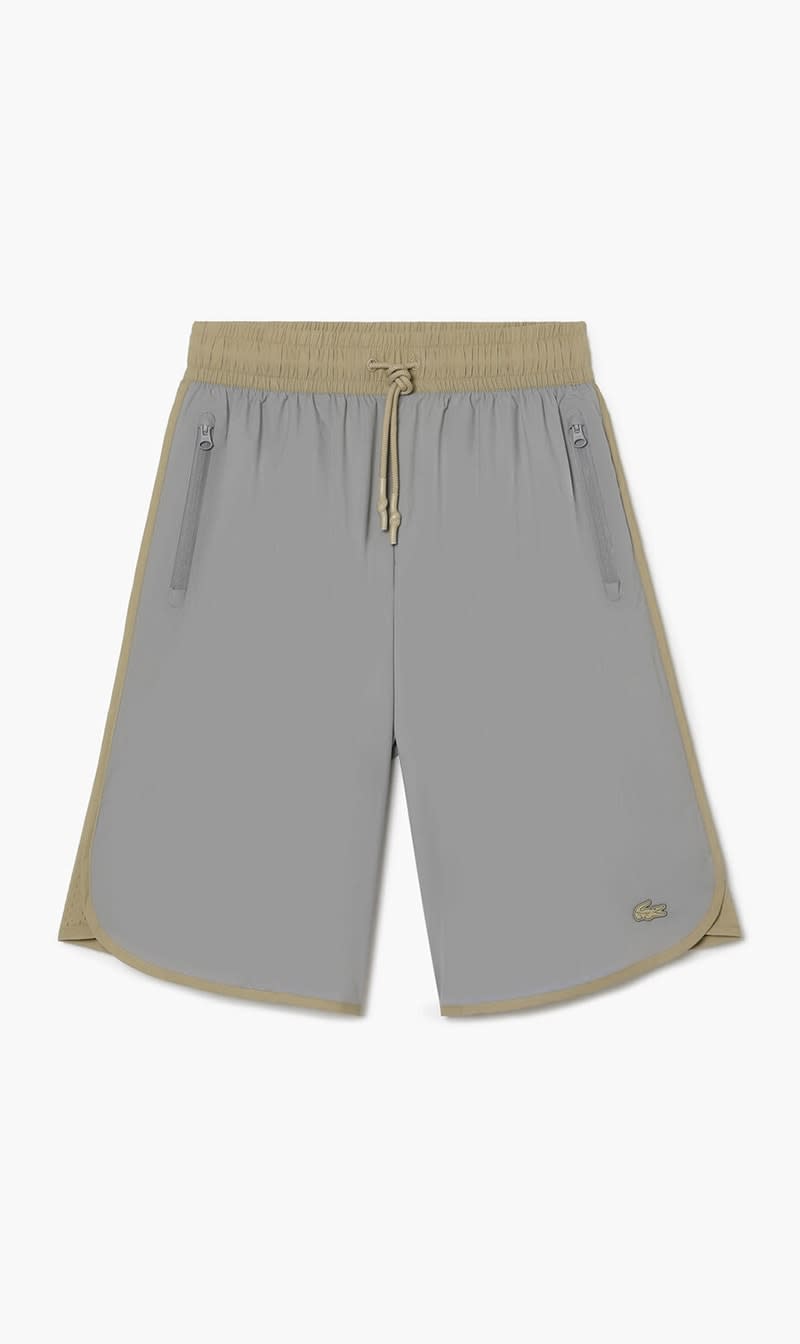 

Lacoste Grey Bermuda Shorts for Women | The Deal Outlet