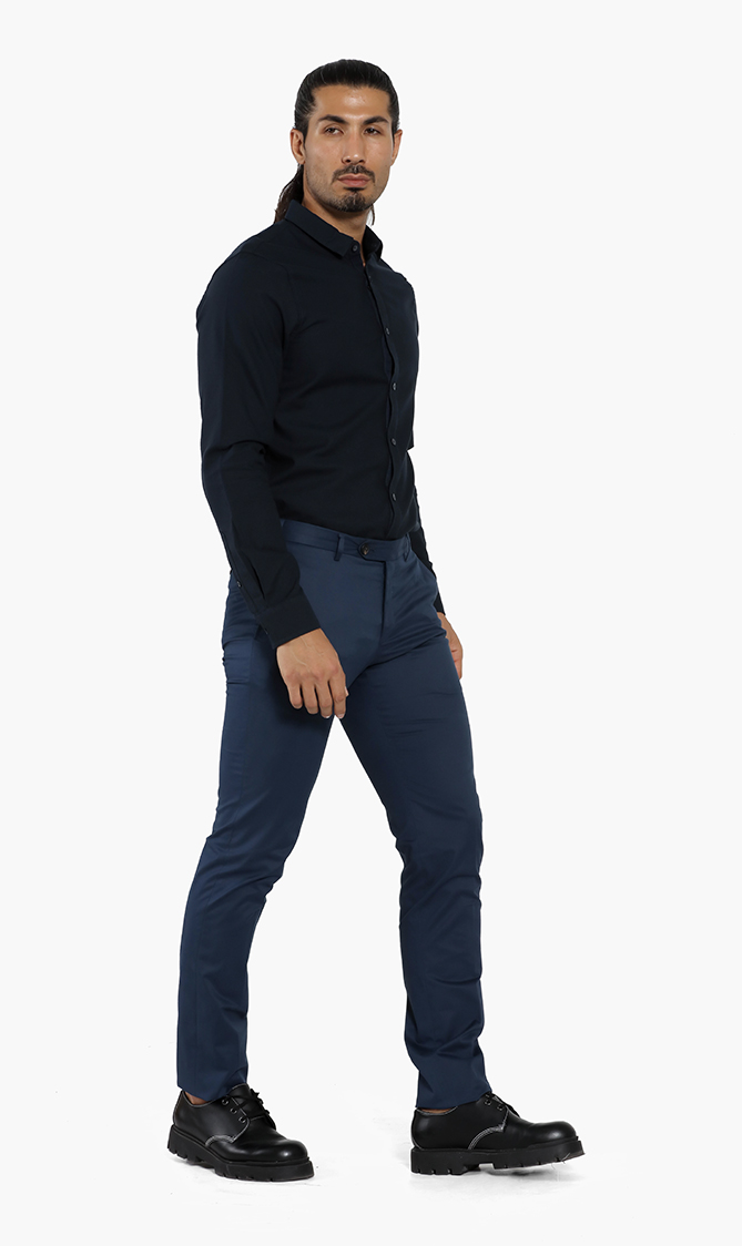 

Plain Chino Pants, Blue