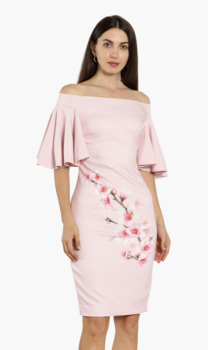 

Ted Baker Calinda Soft Blossom Bardot Dress