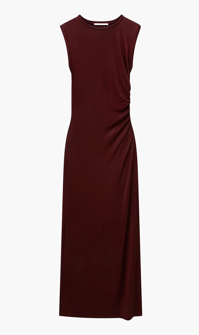

Stella Mc Cartney Red Sleeveless Maxi Dress for Women | The Deal Outlet