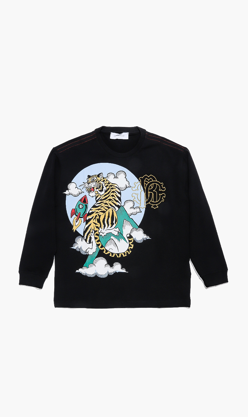 

Roberto Cavalli Tiger Mountain Print T-shirt