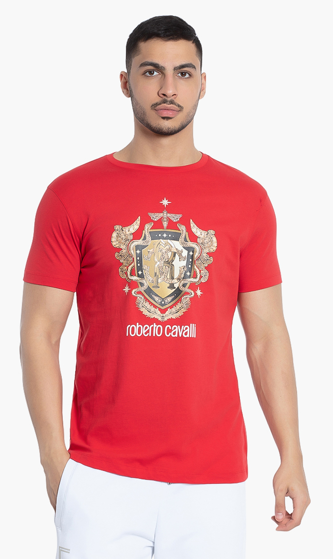 

Roberto Cavalli Printed Cotton T-shirt