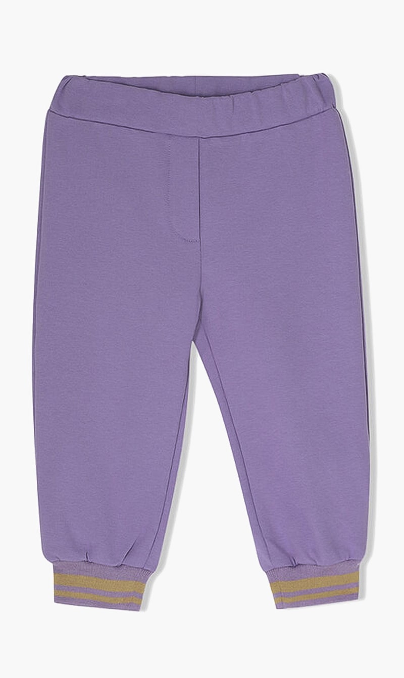 

Embroidered Logo Sweatpants, Purple