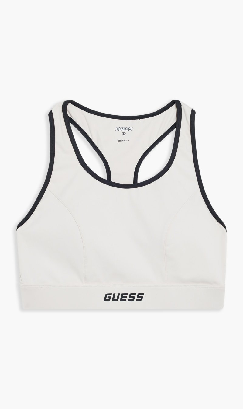

Guess Beige Adrianna Active Bra for Women | The Deal Outlet