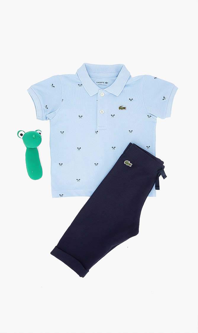 

Lacoste Baby Rattle And Pajama Box Set