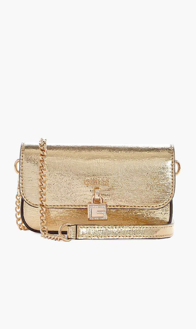 

Nightfall Mini Crossbody Bag, Gold
