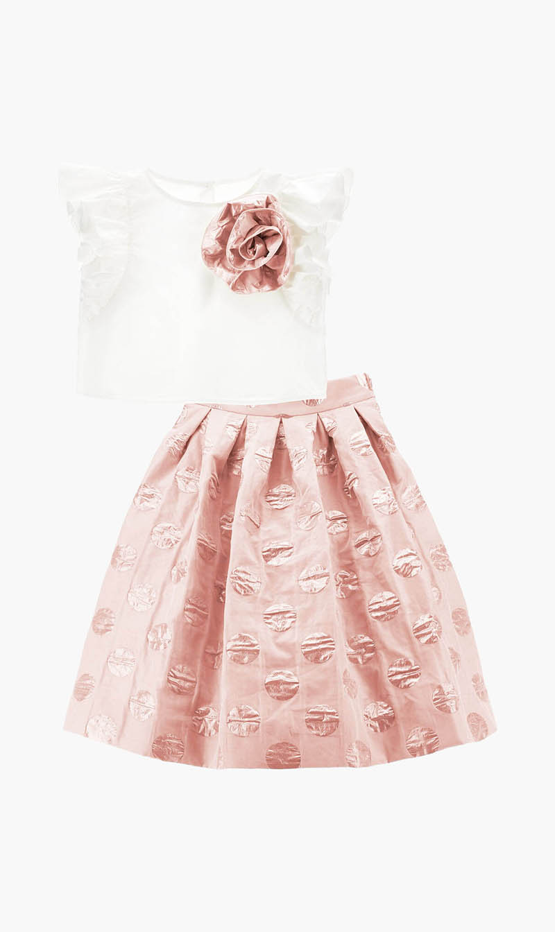 

Monnalisa Multi-color Completo Gonna Top Con F for Girls | The Deal Outlet