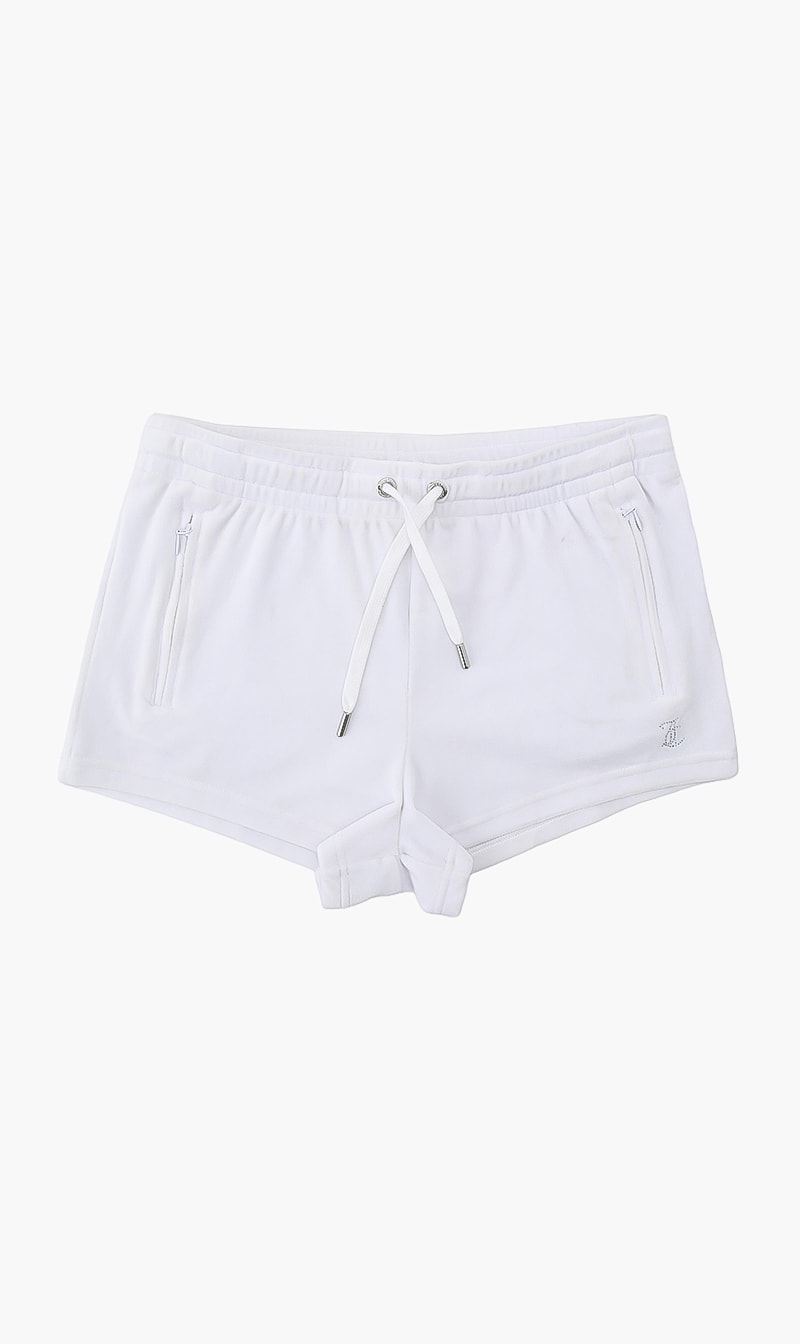 

Tamia Track Shorts, White