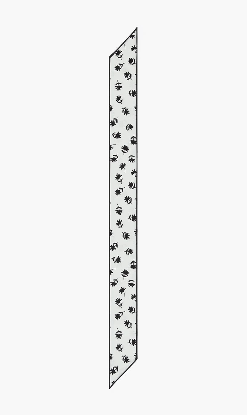 

Tory Burch Blue Scattered Daisy Ribbon Tie for Women | The Deal Outlet