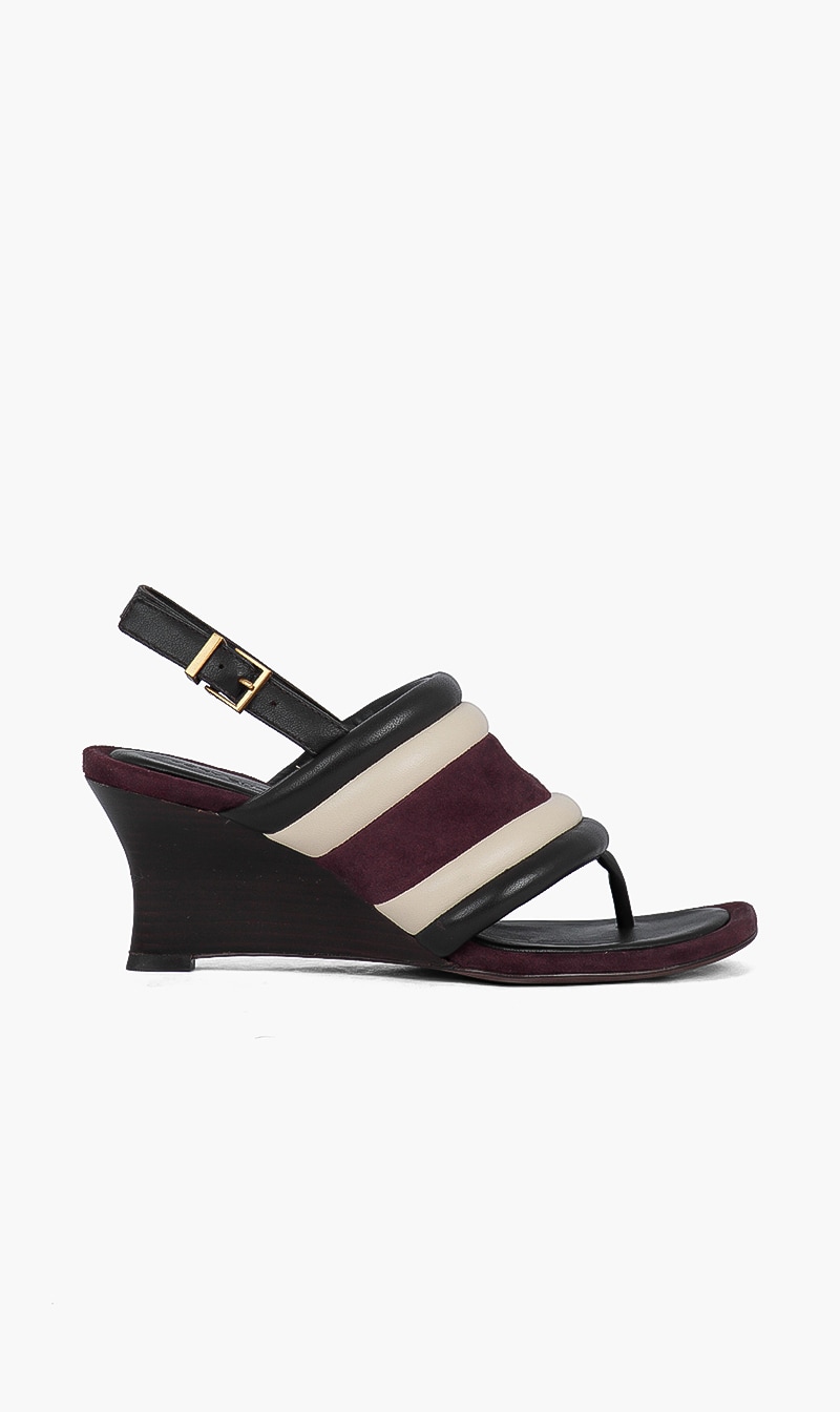 

Tory Burch Red Puffy Wedge for Women | The Deal Outlet