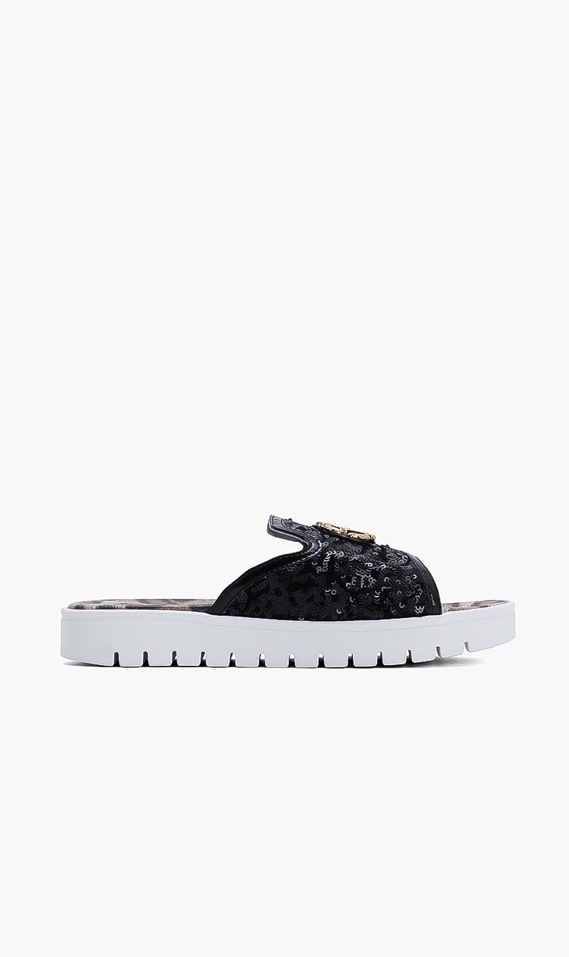

Roberto Cavalli Leather Chunky Flats