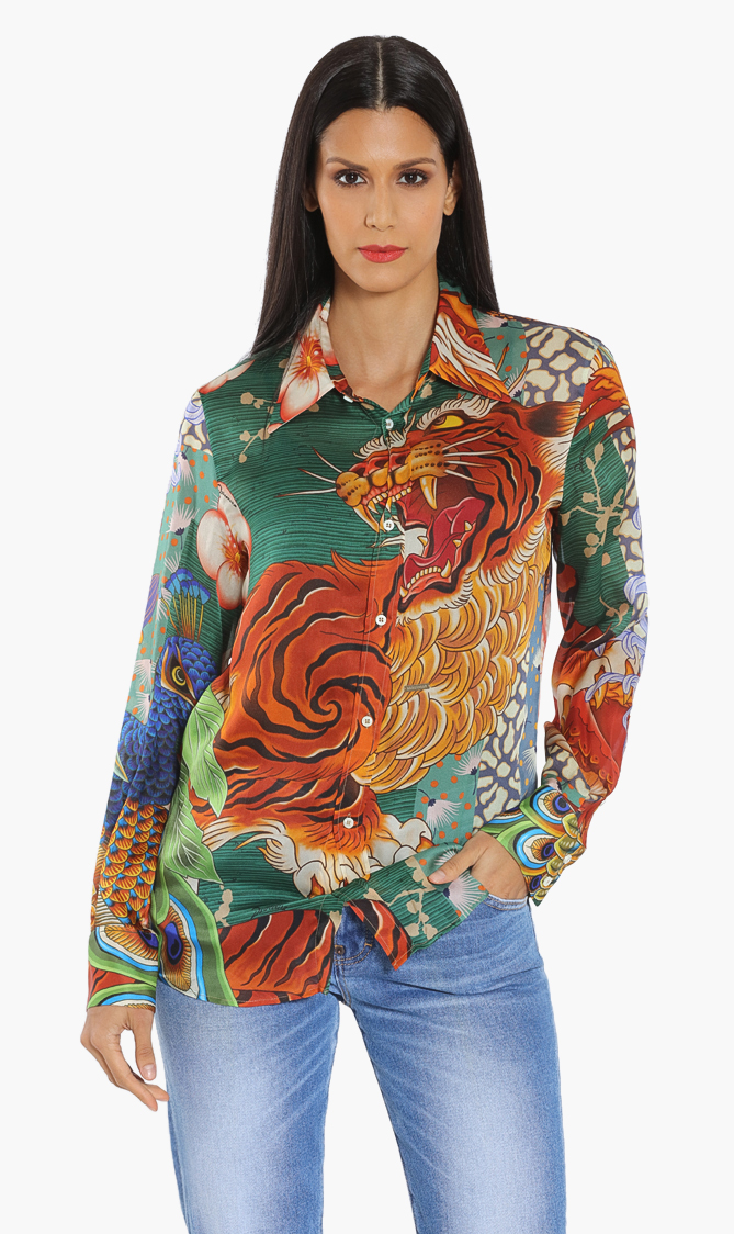 

Dsquared2 Printed Long Sleeves Shirt