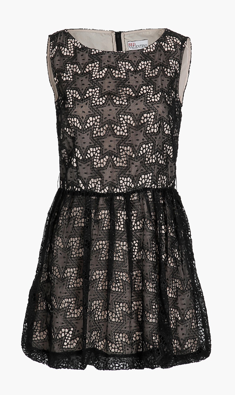 

Red Valentino Fit And Flared Mini Dress