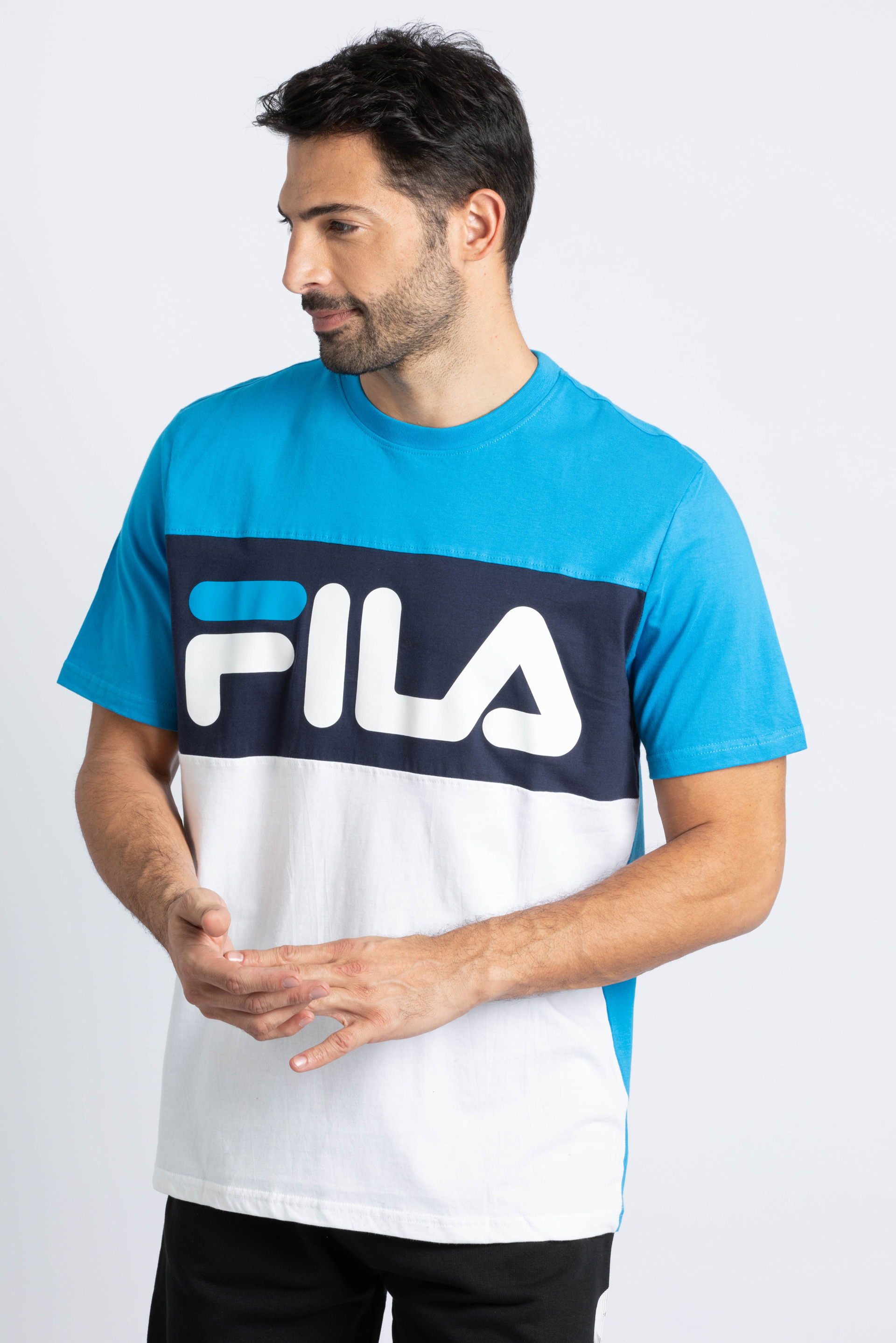 

Colour Block T-shirt, Blue